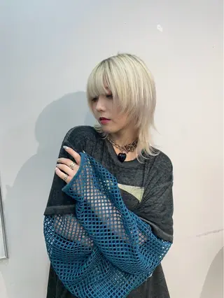 ミディアム 💫ハイトーンボブ/ HARU💫のヘアスタイル