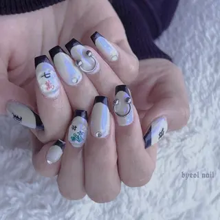 ネイル byeol  nail (ビョルネイル)所属・🌧byeol nail🤍のネイルデザイン
