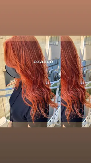 ロング カラー ヘアアレンジ 🌻Insta指名 NO.1🌻Shoのヘアスタイル