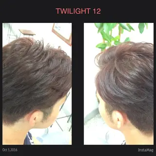 ショート カラー メンズ 山内 聡史のヘアスタイル