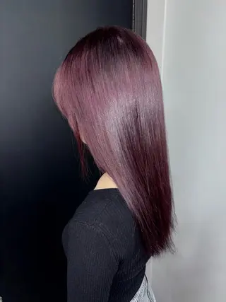 ロング カラー ギミックパシャ所属・みゆ/ケア ブリーチ/ハイトーンのヘアスタイル