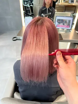 ショート 🫧暖色愛され透明感 🍒カラー千優のヘアスタイル