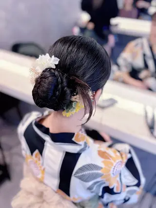 ヘアアレンジ Maho カラーモデル募集中のヘアスタイル