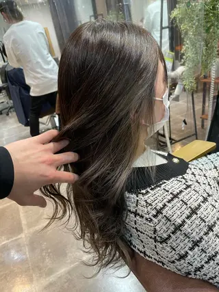 ロング カラー newiGRANDE 🌈萩原聖也のヘアスタイル