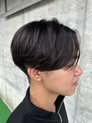 パーマ メンズ alu・arika オケシ リョウダイのヘアスタイル