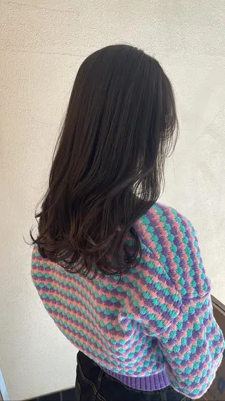 セミロング 店長✂︎森 彩奈のヘアスタイル