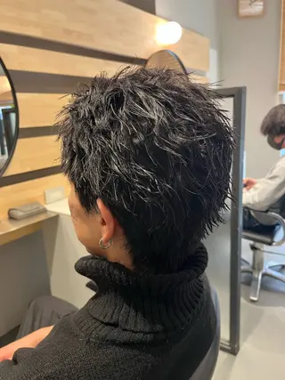 パーマ メンズ アロア登戸所属・こやま りほのヘアスタイル