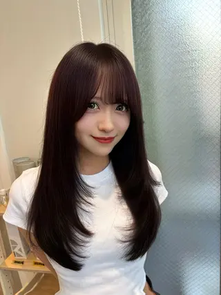 セミロング 🏆レイヤーカット /髪質改善🏆拓海のヘアスタイル