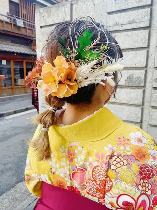 セミロング ヘアアレンジ ヘアアレンジ支持率 No.1🥇RIKOのヘアスタイル