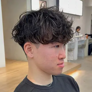ショート パーマ メンズ men's/perm colorDaijuのヘアスタイル