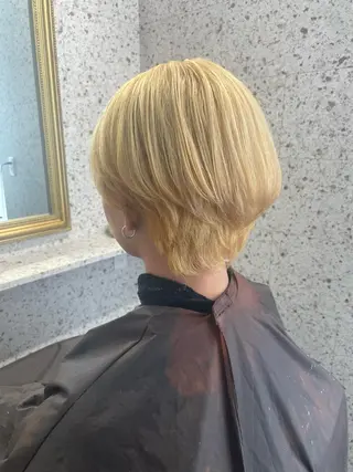 ショート カラー メンズ lani hair salon所属・SHOTO ハイトー ン/デザインカラーのヘアスタイル