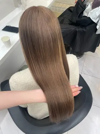 ロング カラー 🎀暖色/ラベンダー /paru🤍のヘアスタイル