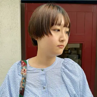 ショート カラー Lilu しずくのヘアスタイル