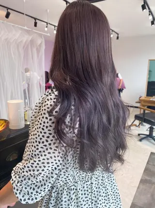 ロング 藤井 貴美子のヘアスタイル