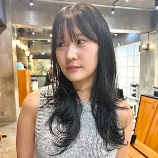 ロング カラー 【当日OK◉】レ イヤー/透明感カラーのヘアスタイル