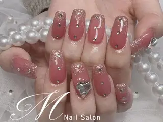 ネイル M✨ワンホン風ネイル パラジェル取扱🦋リのネイルデザイン