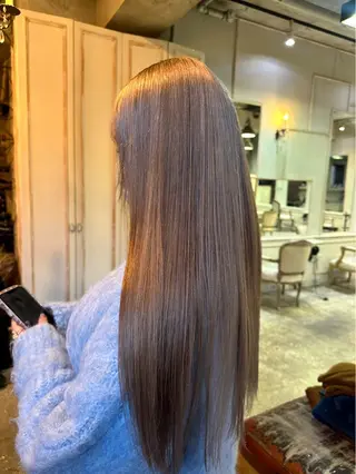 ロング カラー ハイトーン/ 艶カラー🫧竹村柾則のヘアスタイル