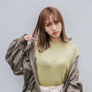 ミディアム ComfortA🌱 はな💗のヘアスタイル