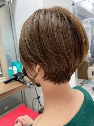 ショート カラー 福島成美/髪質改善 縮毛矯正/カラーのヘアスタイル