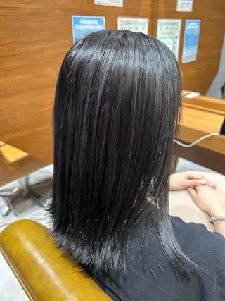 セミロング カラー 🫧アレンジ･髪質 改善maica🫧のヘアスタイル