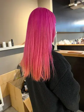 ロング カラー daiki 原宿のヘアスタイル