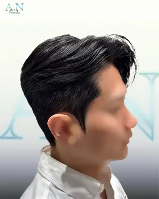 ショート パーマ メンズ 似合わせカット/韓国 特化/梅田/Eveのヘアスタイル
