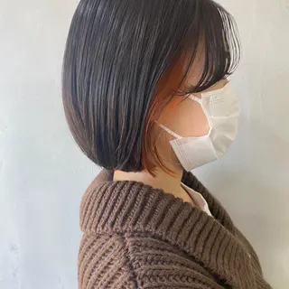 ショート カラー 舟橋 りんかのヘアスタイル