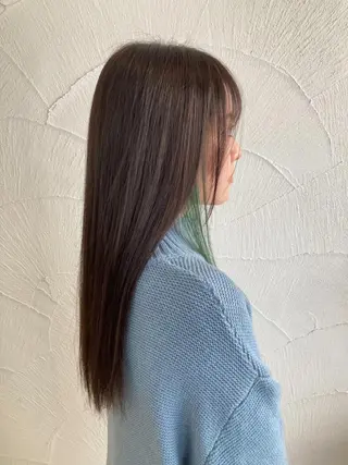 ロング カラー 畑澤 和果のヘアスタイル