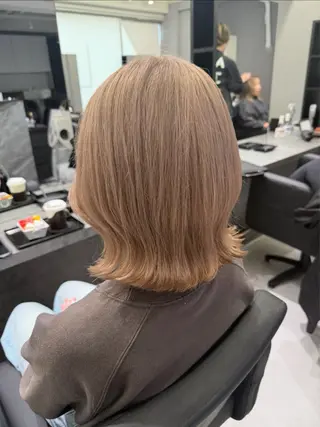 ショート カラー 艶髪カラー/髪質改善 兼折楓馬のヘアスタイル