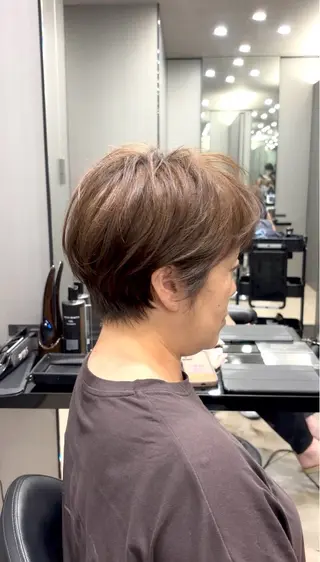 ショート HARUKI  MINATO Japan広島紙屋町店所属・hmj紙屋町店 脊戸智志のヘアスタイル