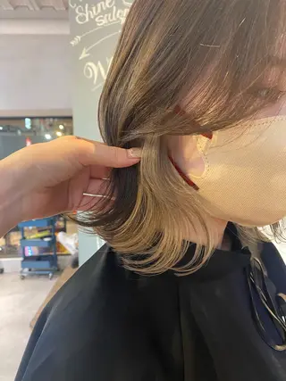 ミディアム GO TODAY SHAiRE SALON 原宿Stella店所属・𓍯柔らかhair 𓍯 yukinoのヘアスタイル