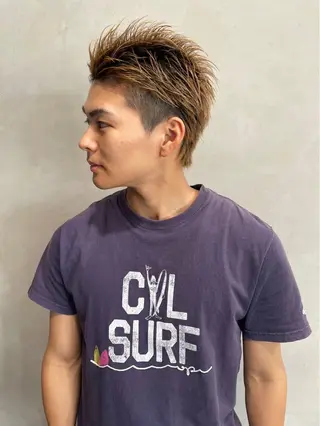 カラー メンズ ⚡️メンズ特化カラー ⚡️杉浦興大のヘアスタイル