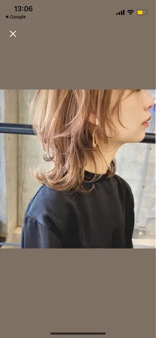 ショート カラー パーマ 六本松航空所属・成瀬 紀慧のヘアスタイル