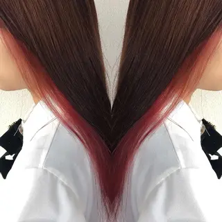 セミロング カラー ヘアアレンジ 竹内啓太 ボブのヘアスタイル