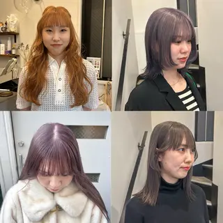 カラー 透明感カラー/ 顔周りカット🎀メイのヘアスタイル
