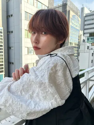 ショート カラー ショート/ボブ専門 宮脇美奈/南船場のヘアスタイル