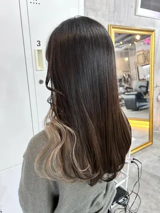 ロング カラー SHURI❤️🔥 中/韓mix ♡のヘアスタイル