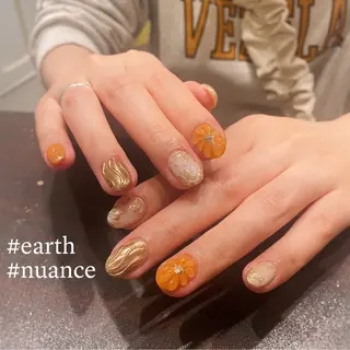 ネイル EARTH coiffure beaute 東松山店所属・町田 杏花のネイルデザイン