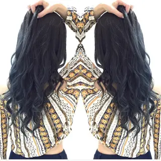 ロング カラー 髪質改善特化サロン ICONIQ天神店のヘアスタイル