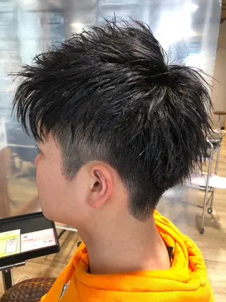 ショート メンズ メンズパーマ/ スパイキー/神田正紀のヘアスタイル