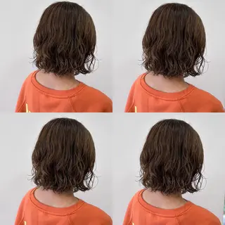 ショート パーマ 河口 友里のヘアスタイル