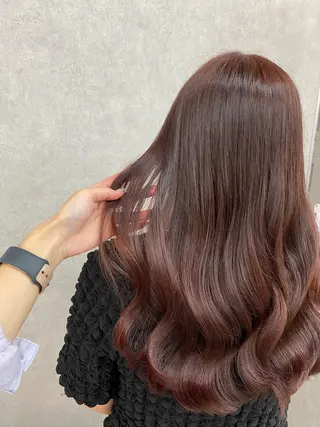 ロング 🩶西 雪乃/透明感 くすみカラー🫧のヘアスタイル