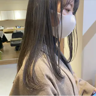 セミロング kohana 🎀韓国ヘア🎀🤍のヘアスタイル