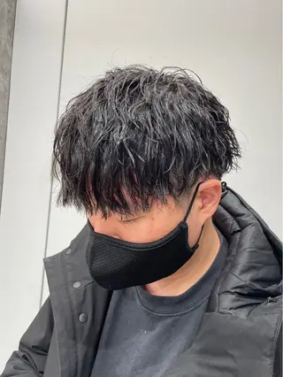 パーマ メンズ メンズスタイリスト✨ 助川龍哉のヘアスタイル