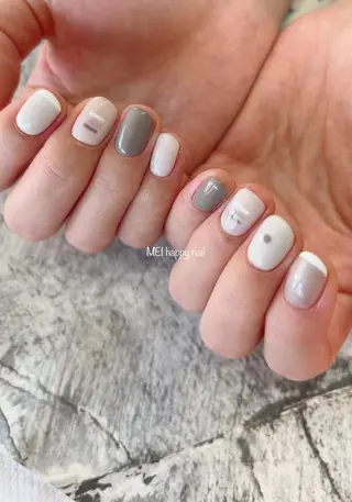 ネイル 北浦和 自爪育成ケアのネイルデザイン