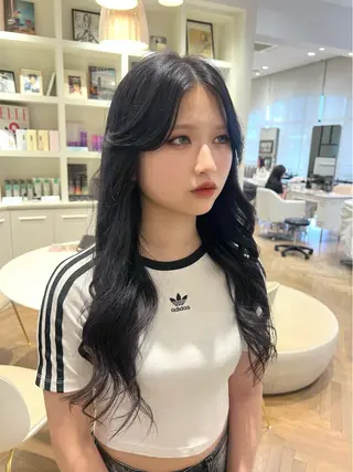 ロング カラー 似合わせ/レイヤー 💟SAEのヘアスタイル