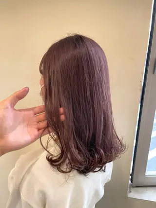 ミディアム カラー オーブヘアカメリア枚方店所属・AUBE HAIR 首藤優弥のヘアスタイル
