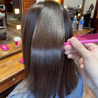 ミディアム stylist YUTOのヘアスタイル