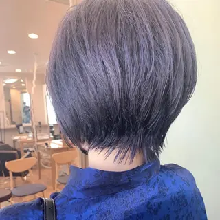 ショート カラー NUMBER_ ユイナのヘアスタイル