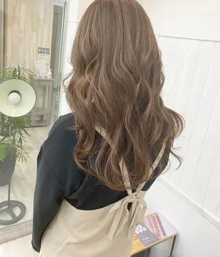 セミロング B3 SHARE SALON【ビースリーシェアサロン】所属・☀️透明感color KURO☀️のヘアスタイル